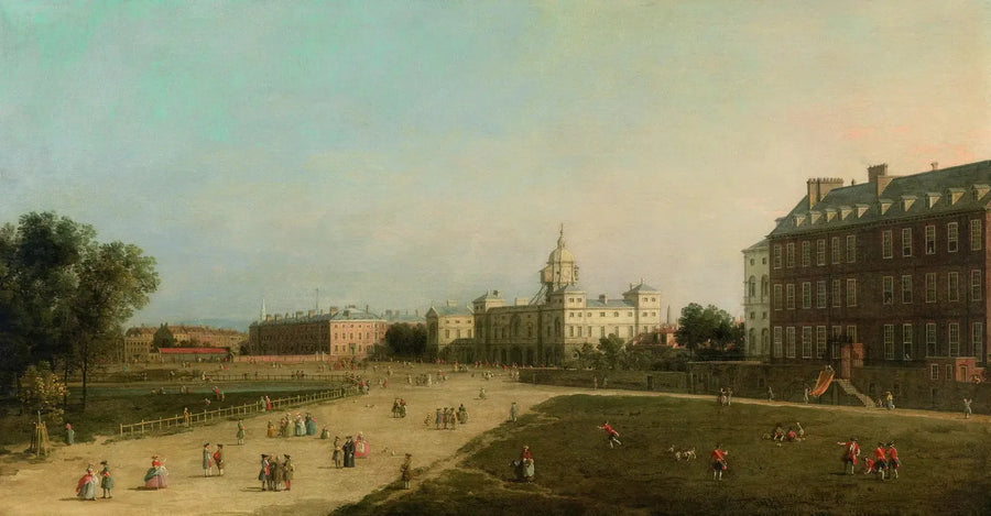Lontoo : Uudet Horse Guards St James's Parkista - Canaletto