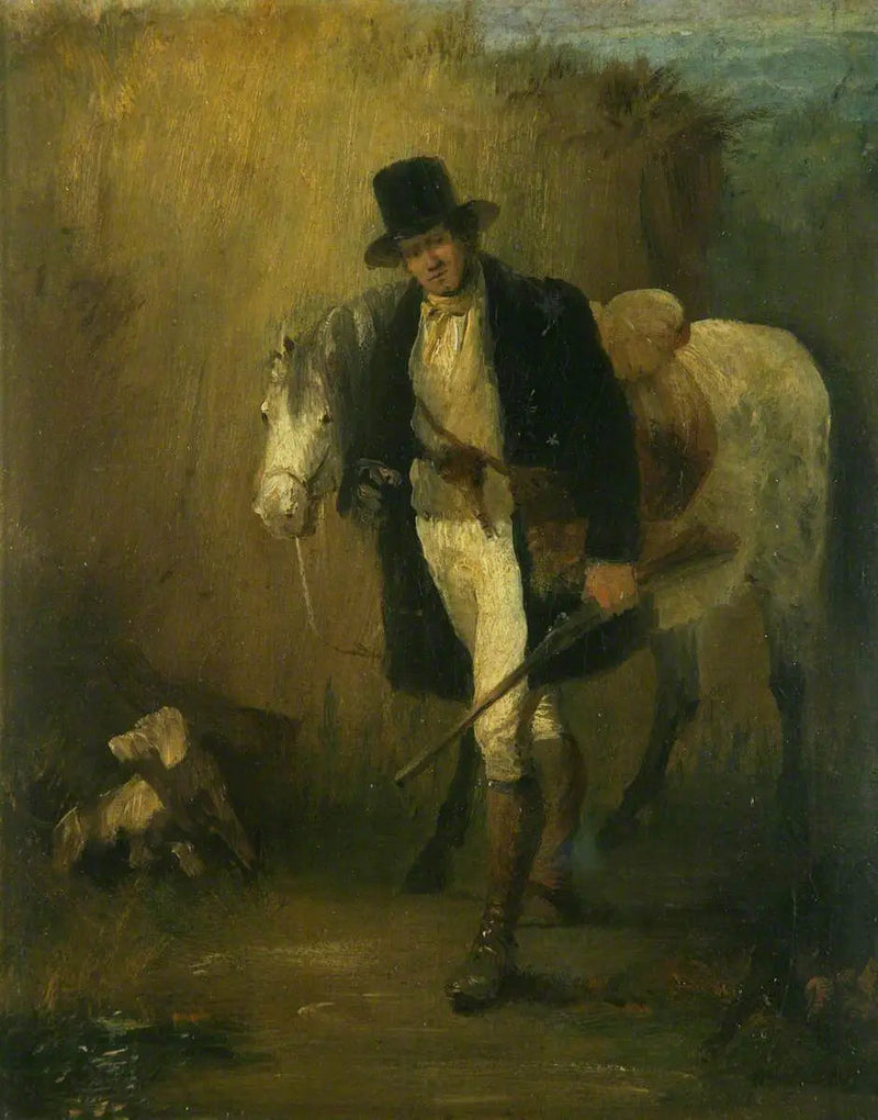 Lord Ellesmere ja hänen poninsa, « Jack » - Edwin Henry Landseer