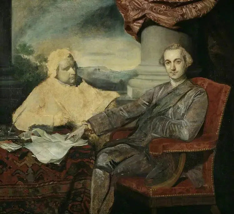 Lord Rockingham ja Edmund Burke - Joshua Reynolds