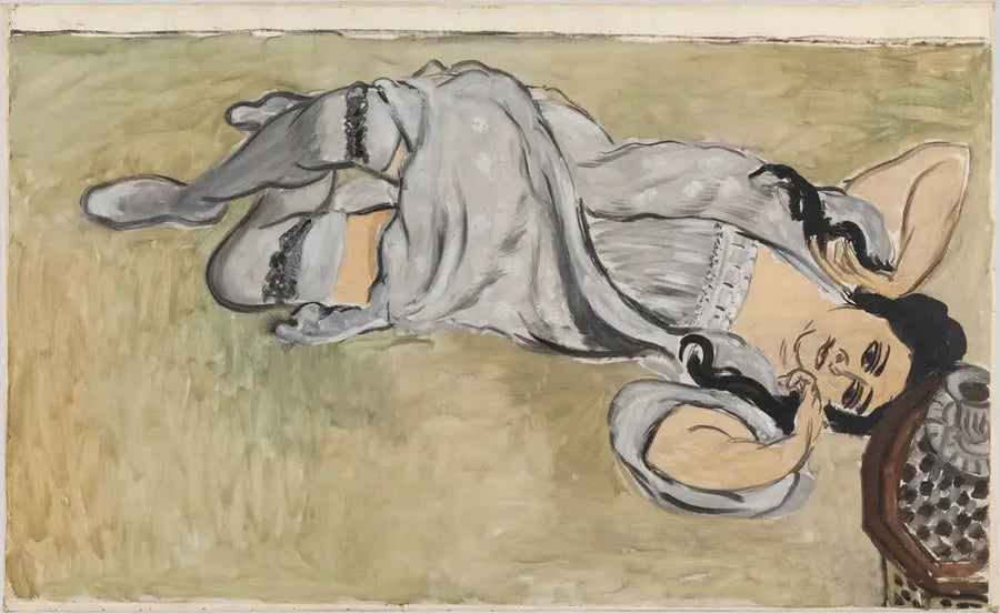 Lorette kahvikupin kanssa - Henri Matisse