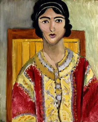 Lorette punaisessa takissa - Henri Matisse