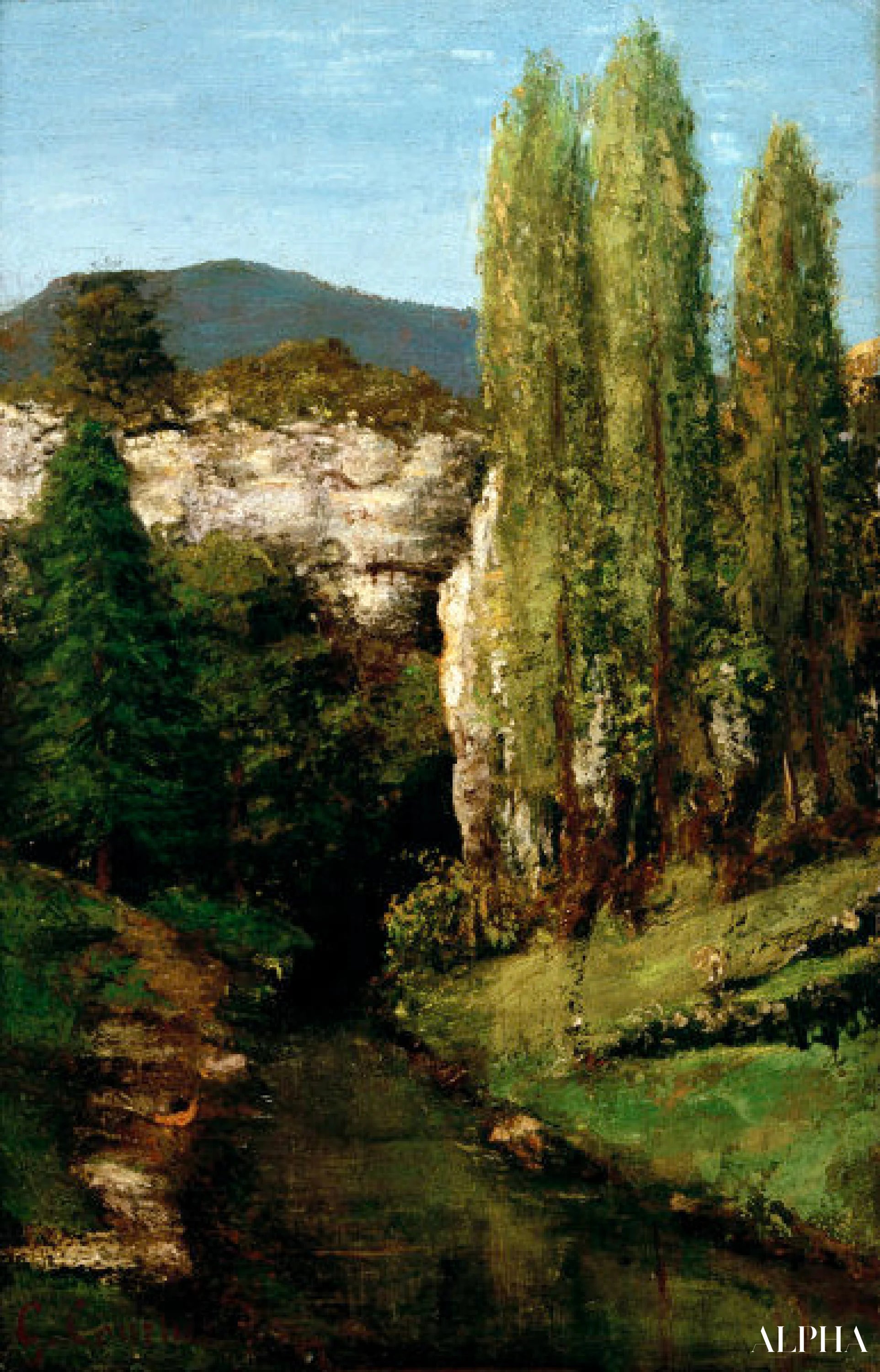 Loue dans les montagnes du Jura - Gustave Courbet - Reproductions de tableaux et peintures haut de gamme