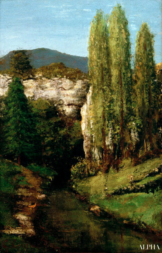 Loue dans les montagnes du Jura - Gustave Courbet - Reproductions de tableaux et peintures haut de gamme