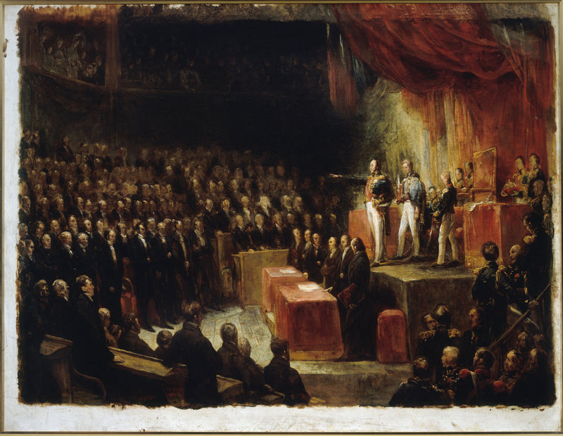 Louis-Philippe vannoo valansa eduskunnalle, 9. elokuuta 1830 - Ary Scheffer