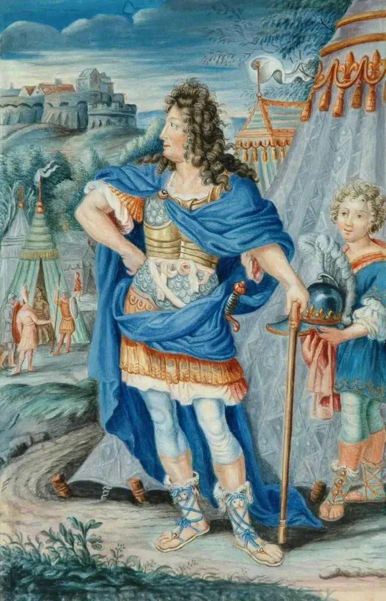 Ludvig XIV keisarillisena roomalaisena - Pierre Mignard
