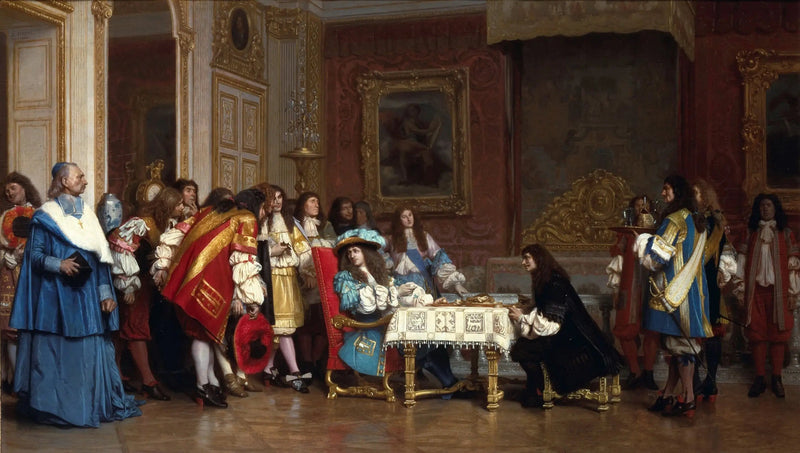 Ludvig XIV ja Molière - Jean-Léon Gérôme