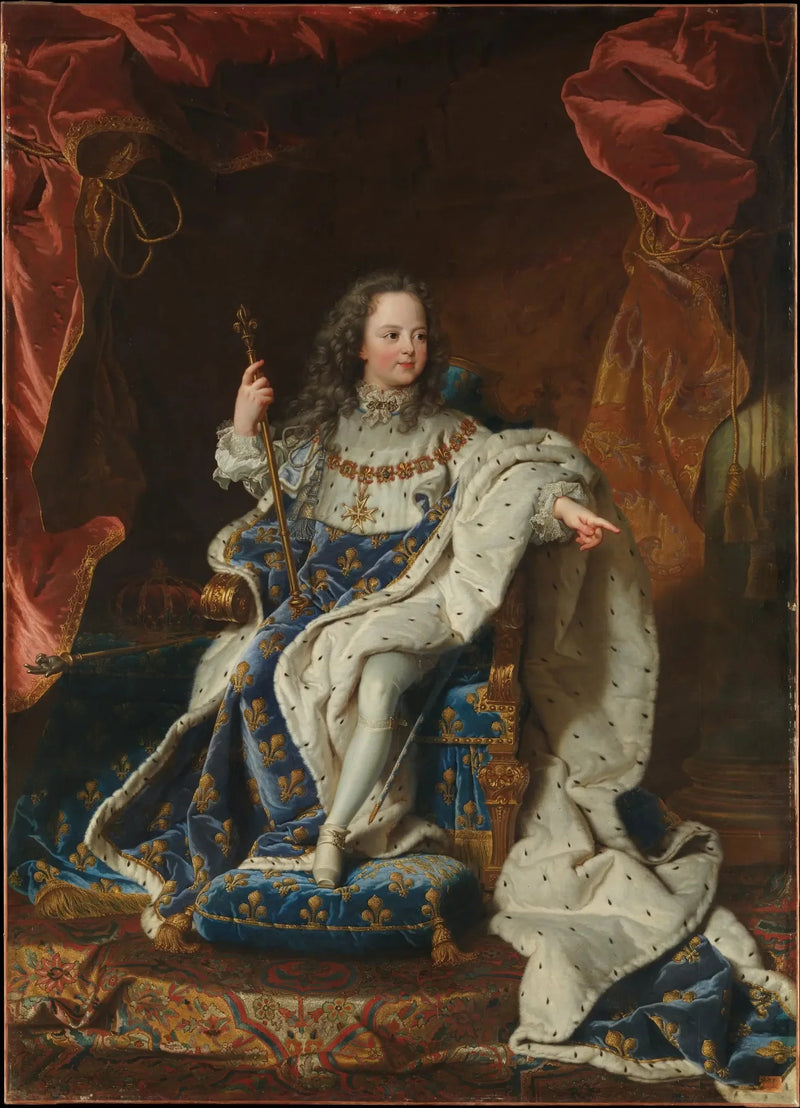 Ranskan Louis XV, lapsi - Hyacinthe Rigaud