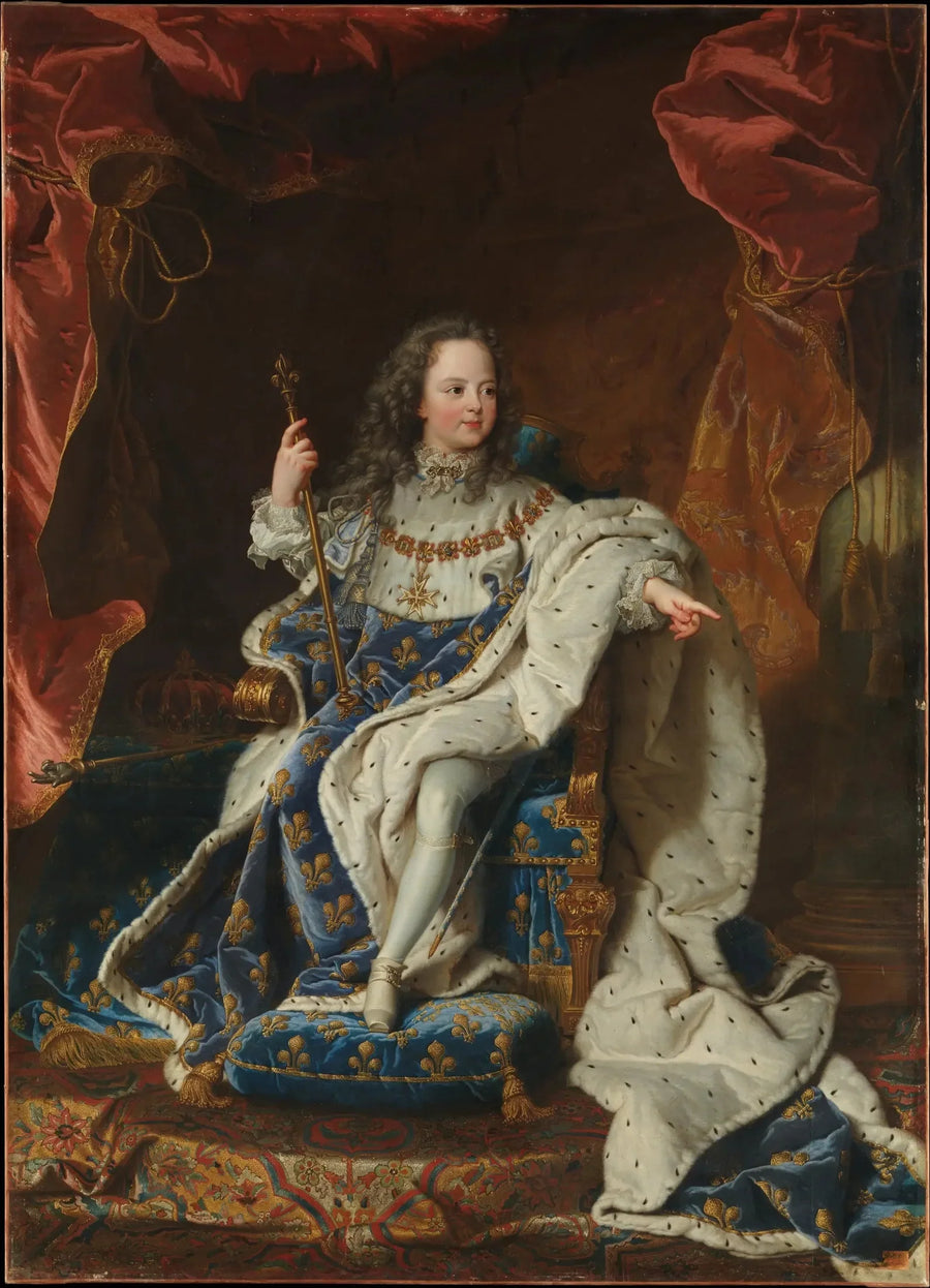 Ranskan Louis XV, lapsi - Hyacinthe Rigaud