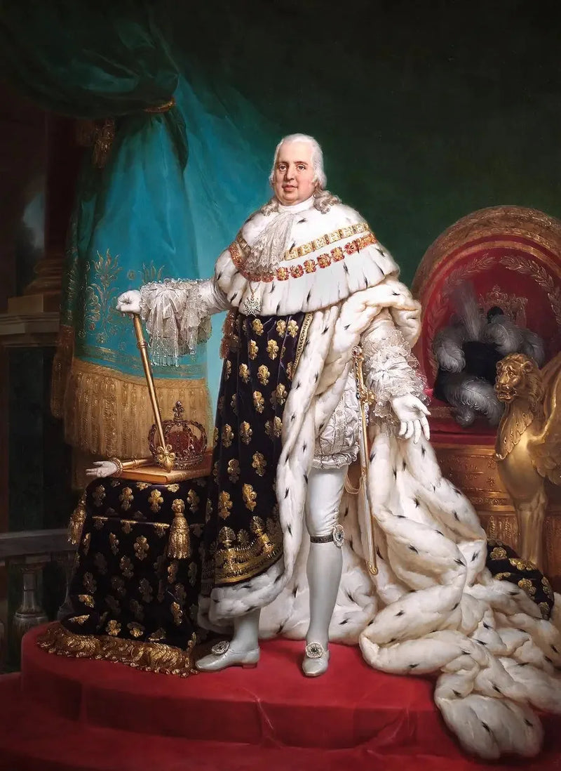 Louis XVIII (1755–1824), Ranskan kuningas - François Gérard