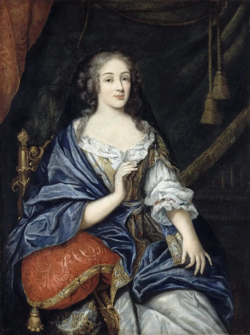 Louise-Françoise de la Baume Le Blanc, Mademoiselle de la Vallière, herttuatar Vaujoursista (1644-1710) - Jean Nocret