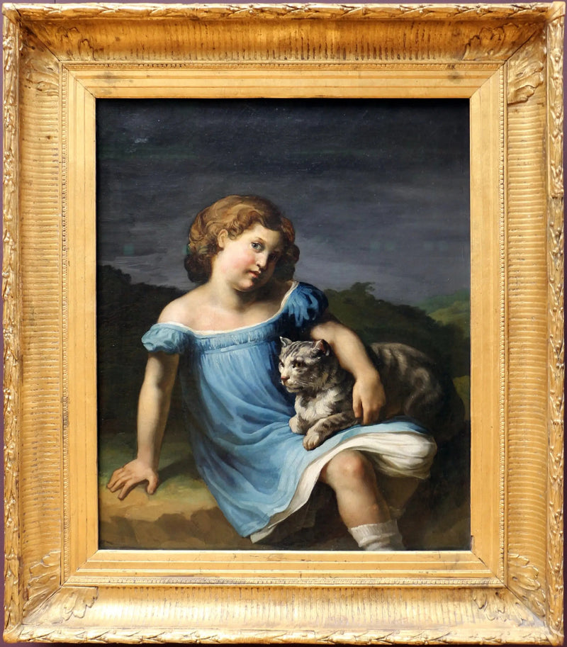 Louise Vernet lapsena - Théodore Géricault