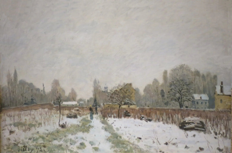 Louveciennes lumisateessa - Alfred Sisley