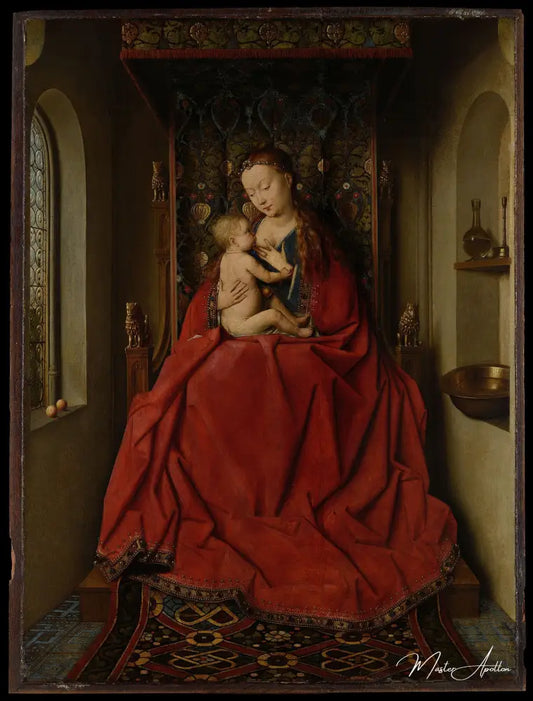 Lucca Madonna - Jan Van Eyck - Reproductions de tableaux et peintures haut de gamme