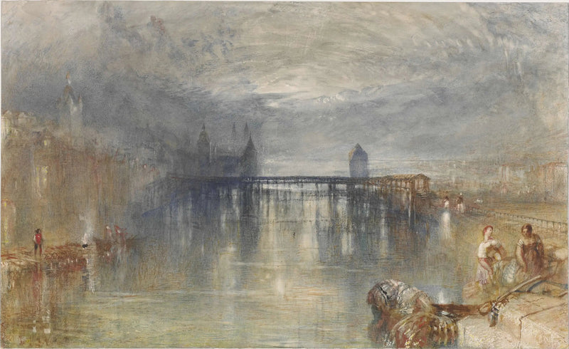 Lucerne: Kuunvalo - J. M. W. Turner
