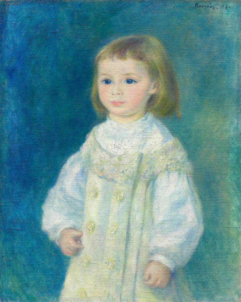 Lucie Berard (Valkoisessa lapsessa) - Pierre-Auguste Renoir