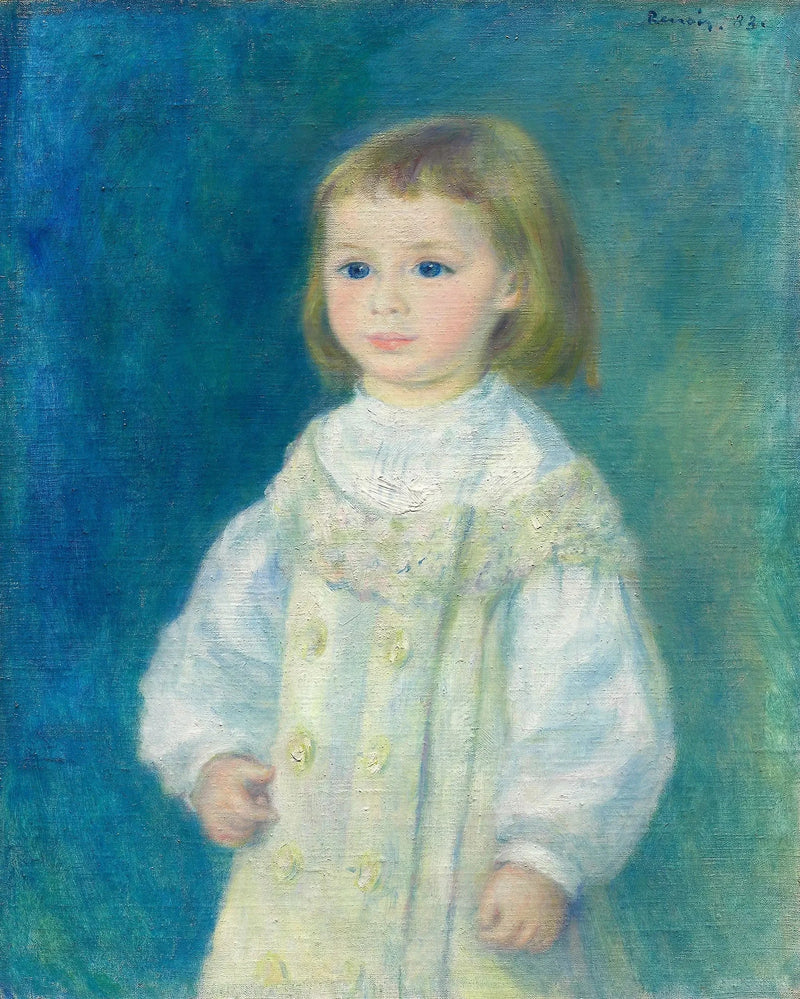Lucie Berard (Valkoisessa lapsessa) - Pierre-Auguste Renoir