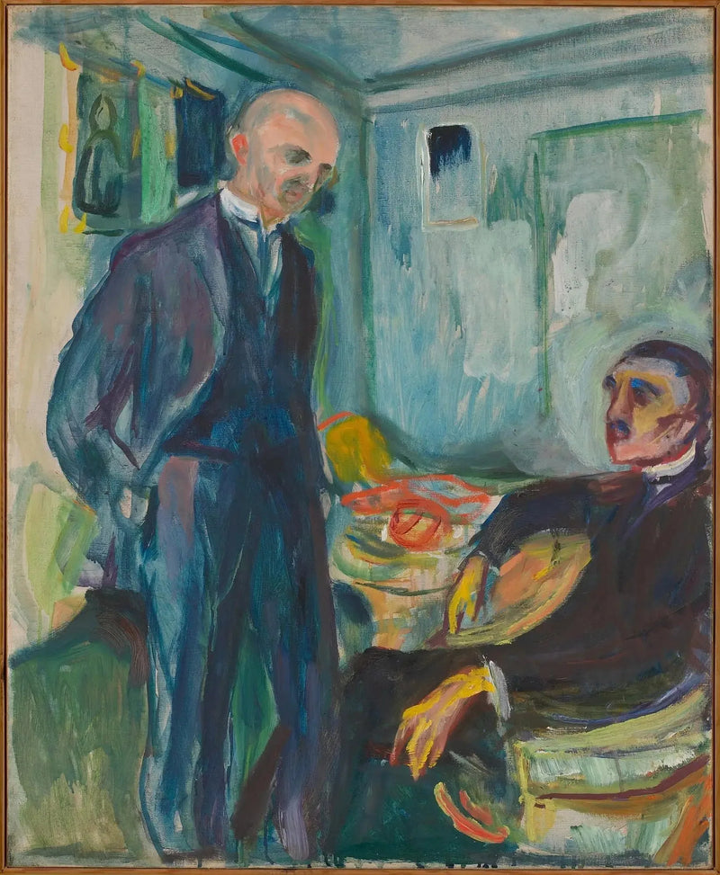 Lucien Dedichen ja Jappe Nilssen - Edvard Munch