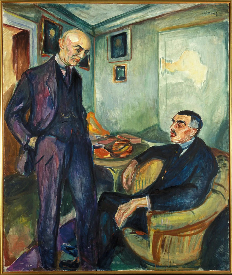 Lucien Dedichen ja Jappe Nilssen - Edvard Munch