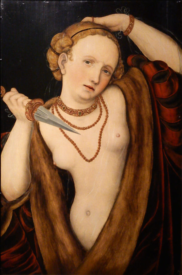 Lucrèce - Lucas Cranach van Elder