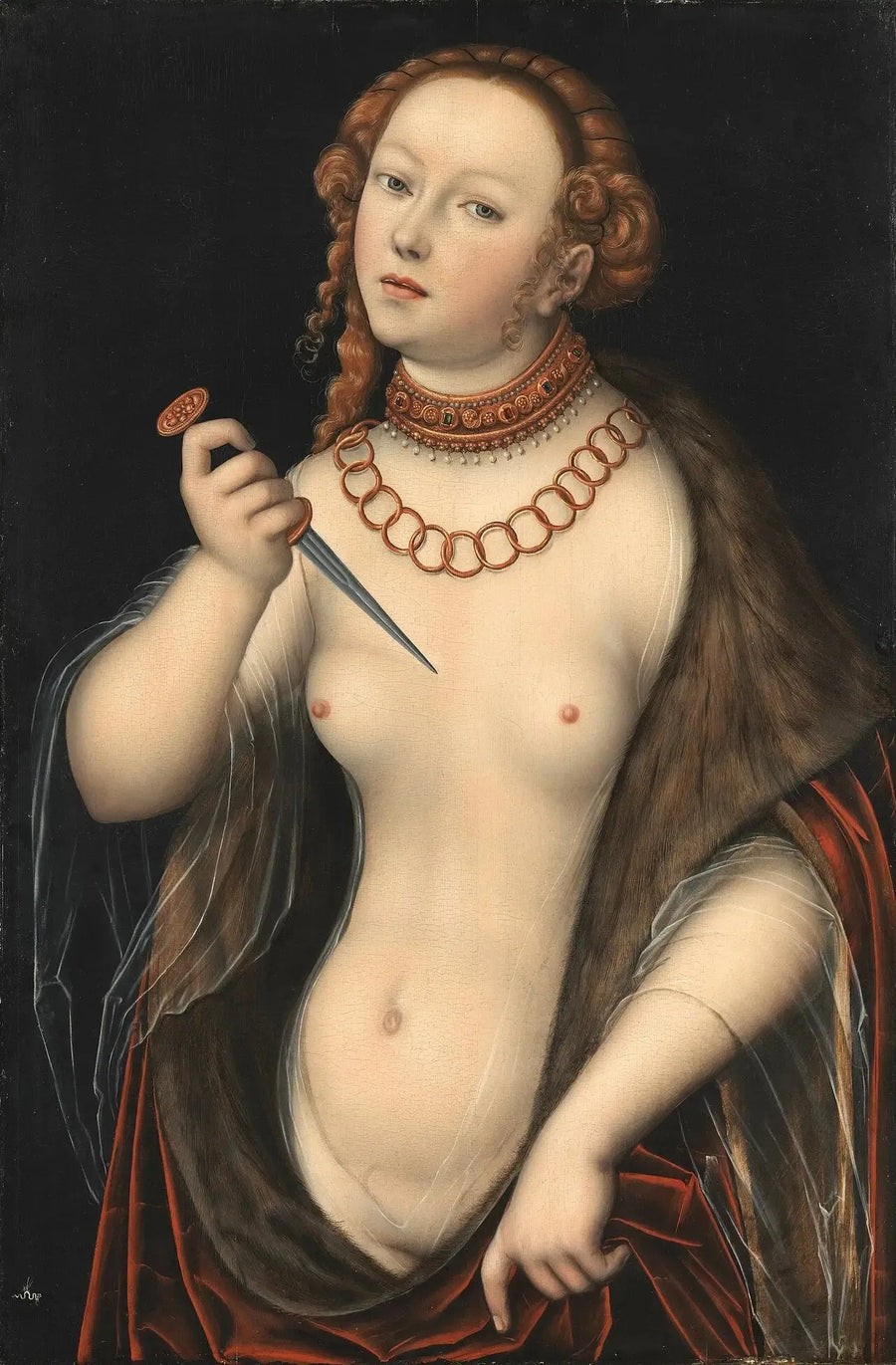 Lucrèce - Lucas Cranach van Elder