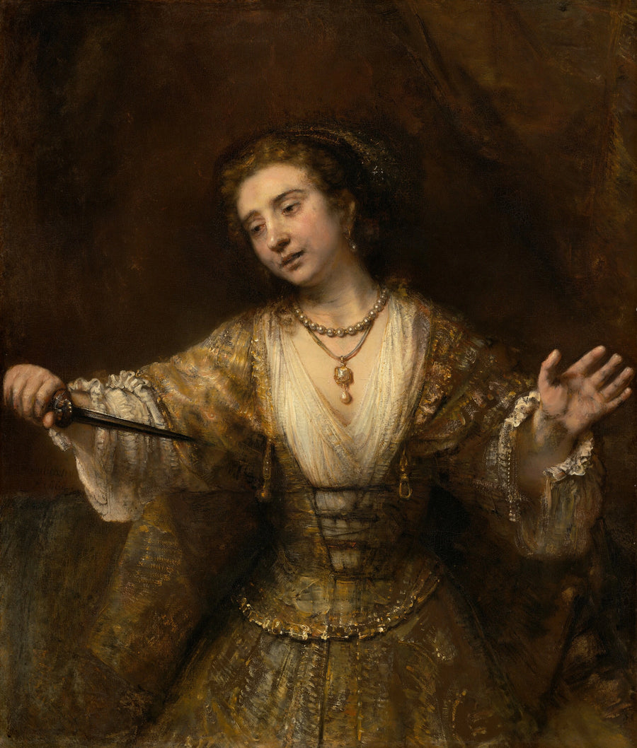 Lucretian itsemurha - Rembrandt