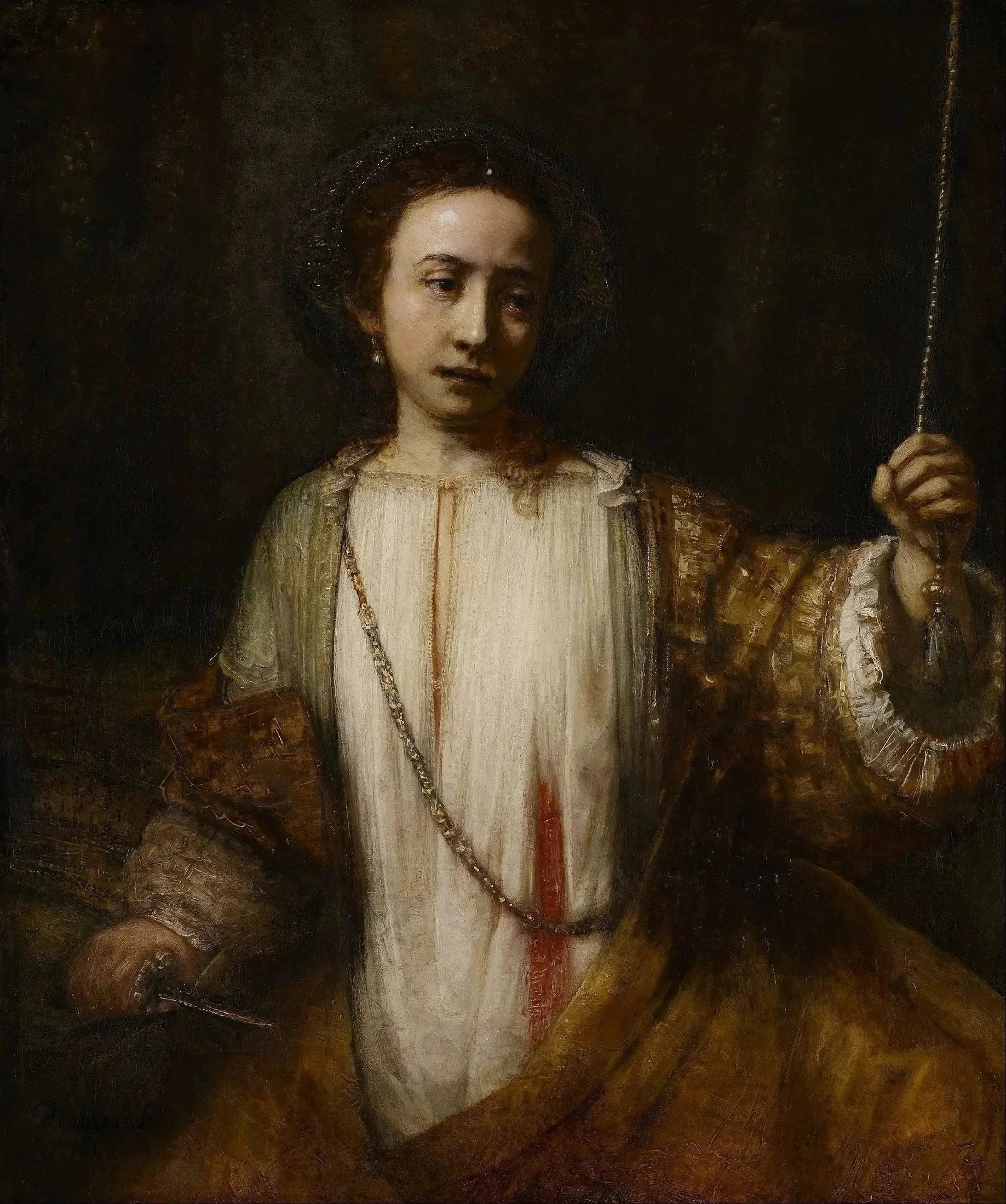 Lucrèce, 1664 — Rembrandt