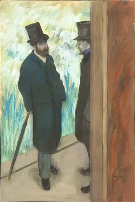 Ludovic Halévy ja Albert Boulanger-Cavé Oopperan kulisseissa - Edgar Degas