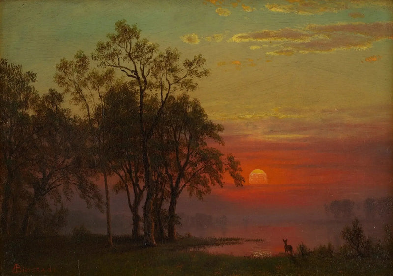 Illan hehku - Albert Bierstadt