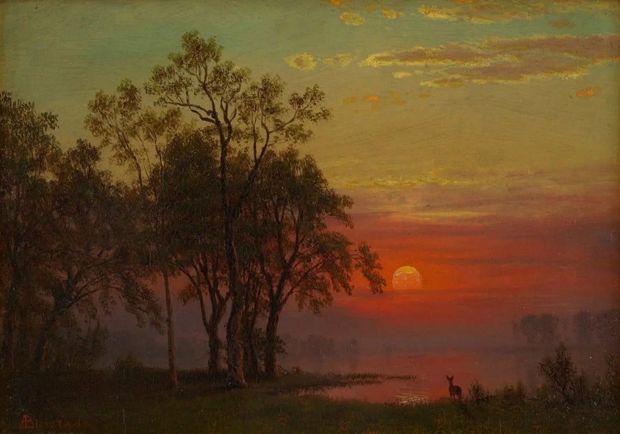 Illan hehku - Albert Bierstadt