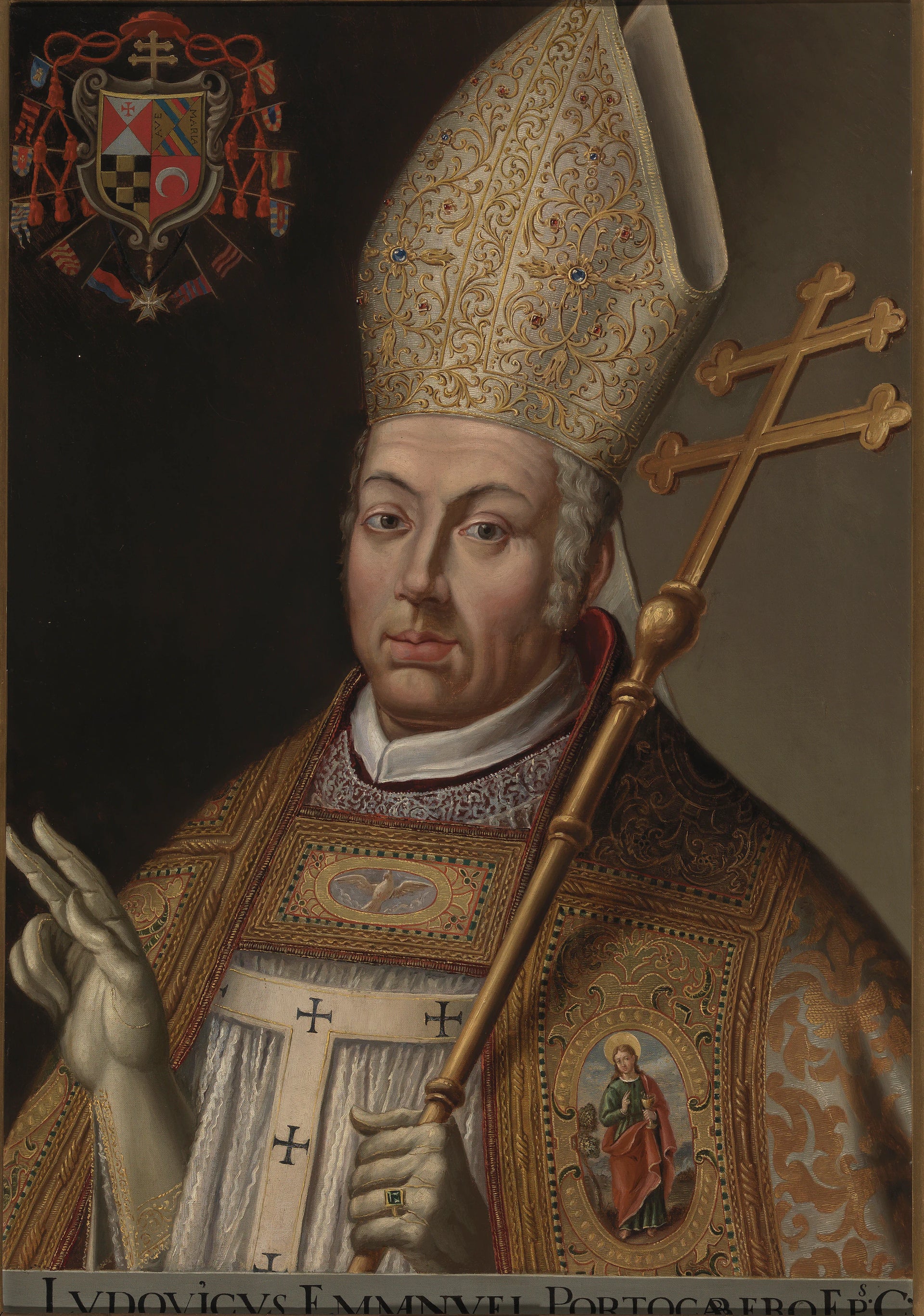 Luis Manuel Portocarrero, archevêque de Tolède (copie) - Matías Moreno