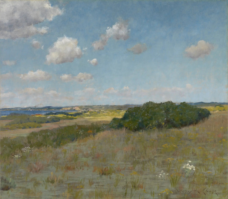 Auringonvalo ja varjo, Shinnecock Hills - William Merritt Chase