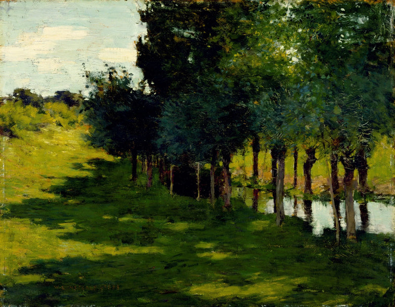 Auringonvalo ja varjo - Willard Metcalf