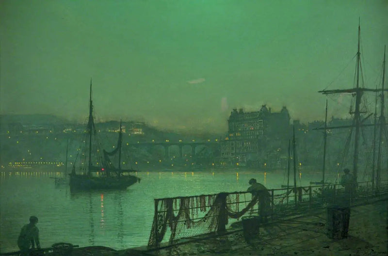 Scarboroughin valot - John Atkinson Grimshaw