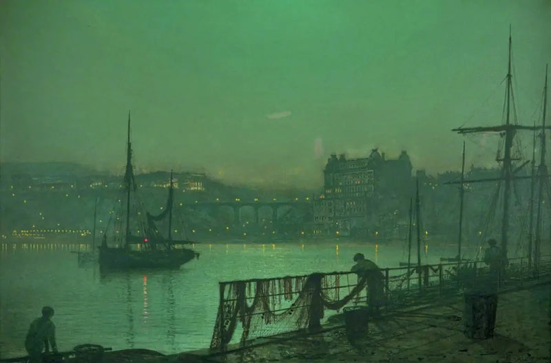 Scarboroughin valot - John Atkinson Grimshaw