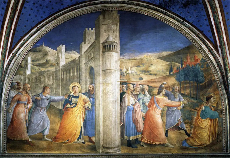 Nicolinen kappelin seinän ikkuna - Fra Angelico