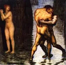 Naisten taistelu - Franz Von Stuck