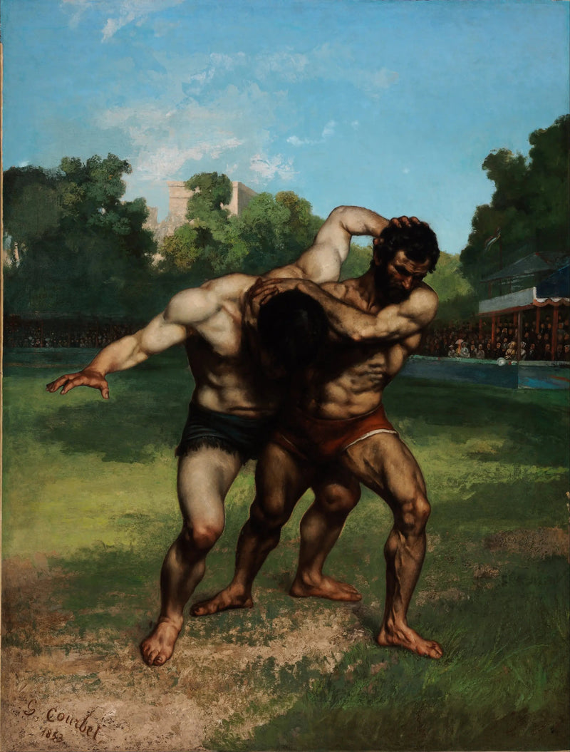 Taistelijat - Gustave Courbet