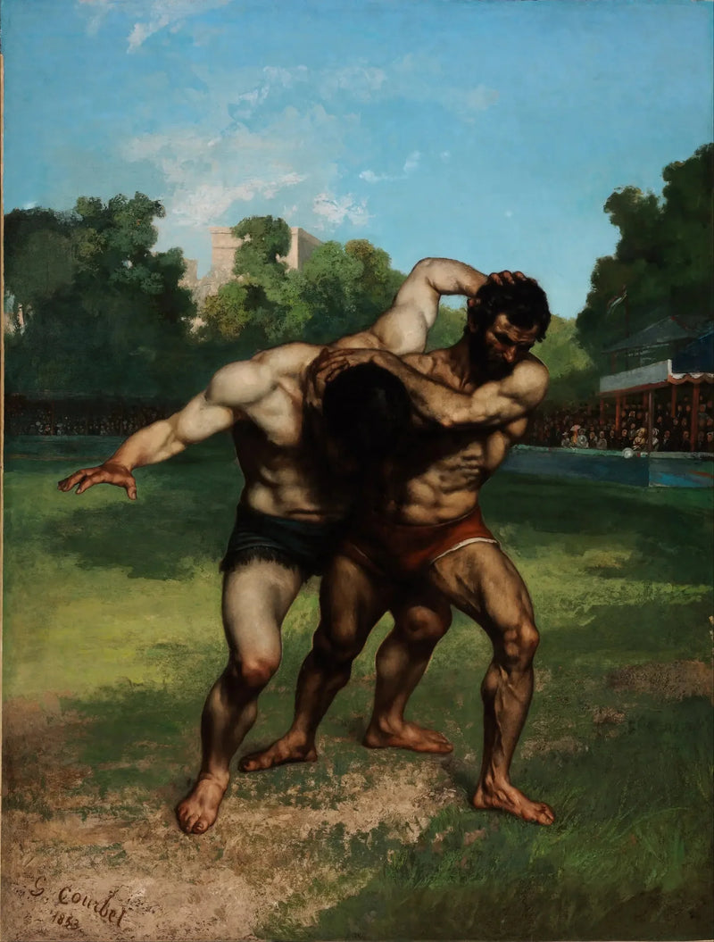 Taistelijat - Gustave Courbet