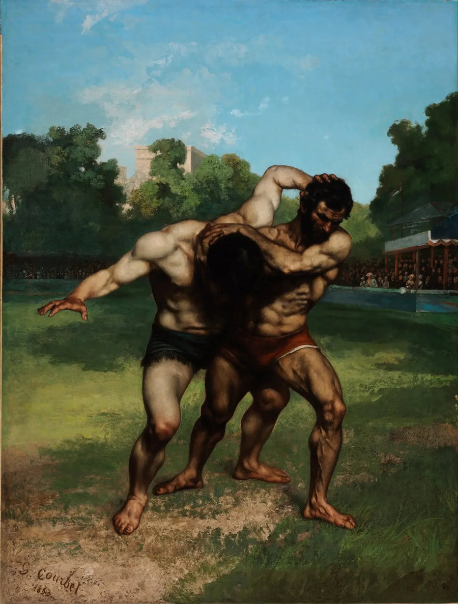 Taistelijat - Gustave Courbet