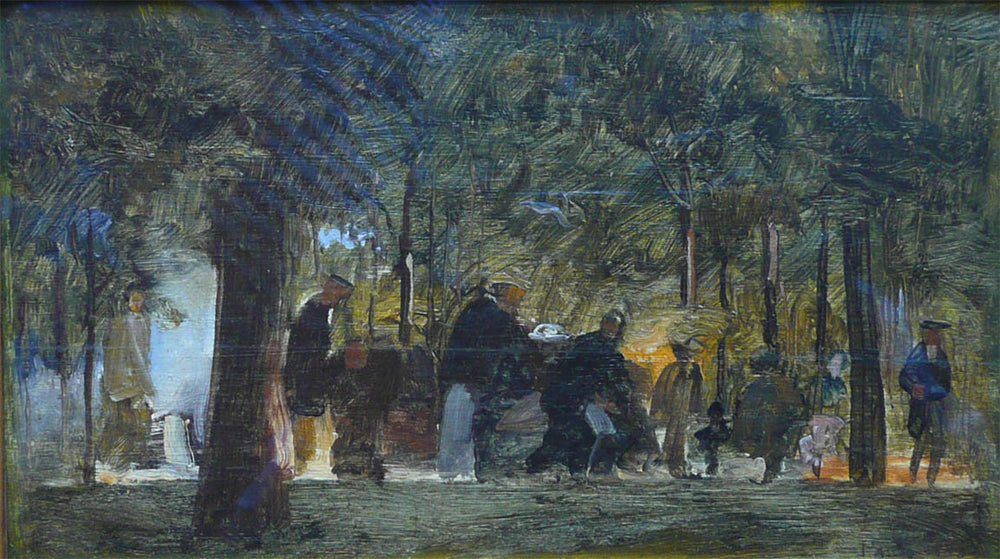 Luxembourg - Eliseu Visconti image 1 reproduction artisanale de tableau