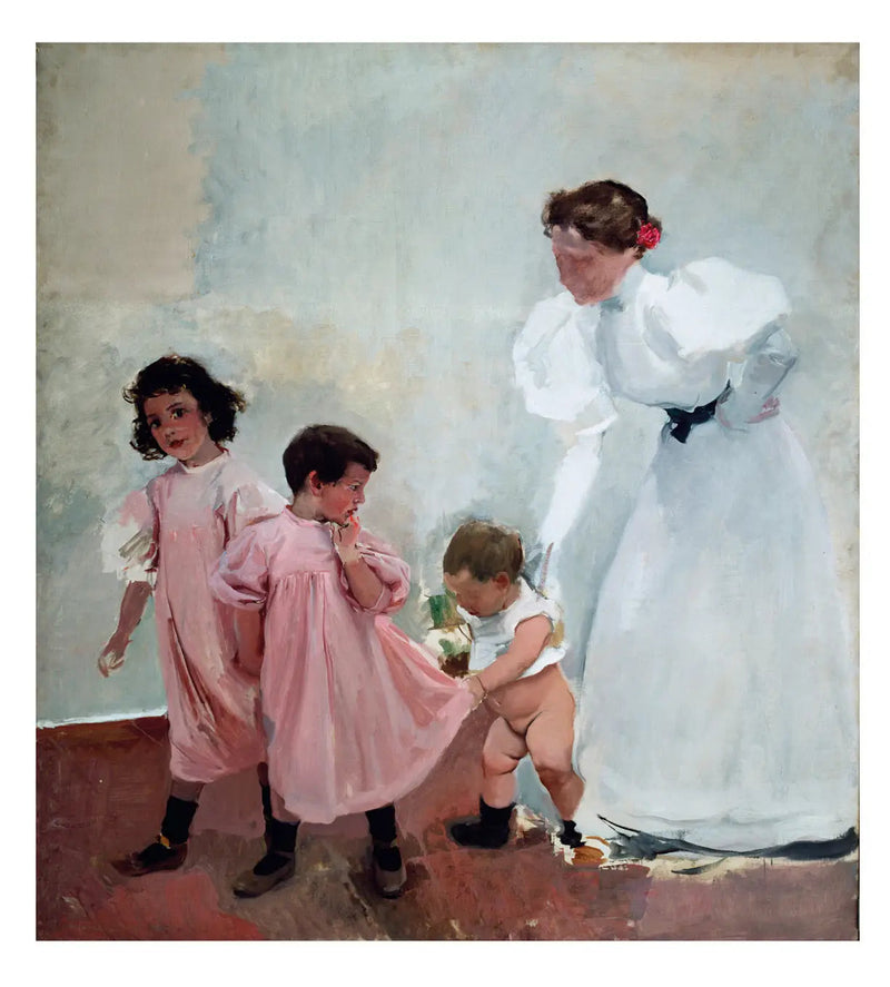 Minun vaimoni ja lapseni - Joaquín Sorolla