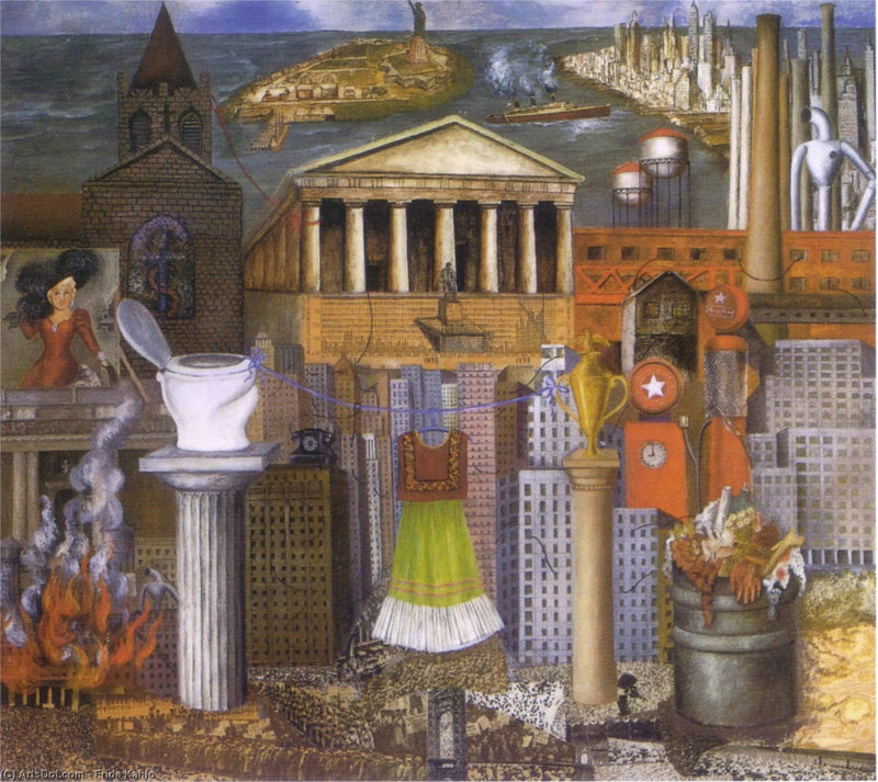 Minun pukuni on roikkumassa siellä - Frida Kahlo