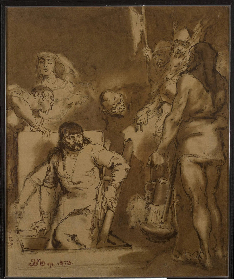 Maćko Borkowic, luonnos - Jan Matejko