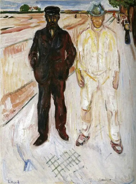 Muurari ja Mekaanikko - Edvard Munch