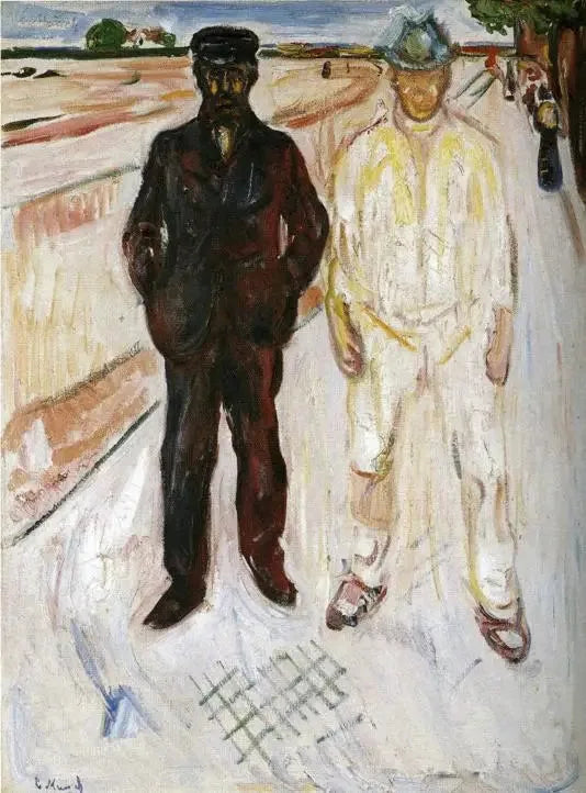 Muurari ja Mekaanikko - Edvard Munch