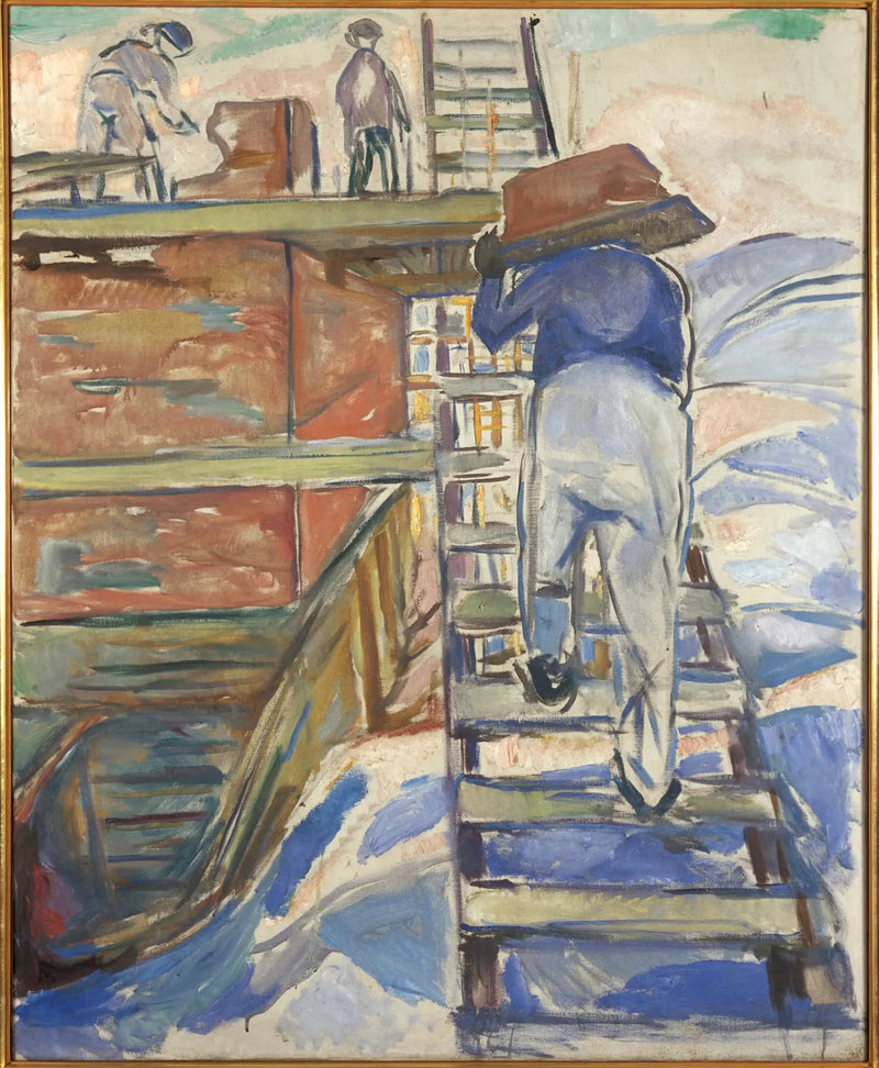 Muurari tikkaalla - Edvard Munch