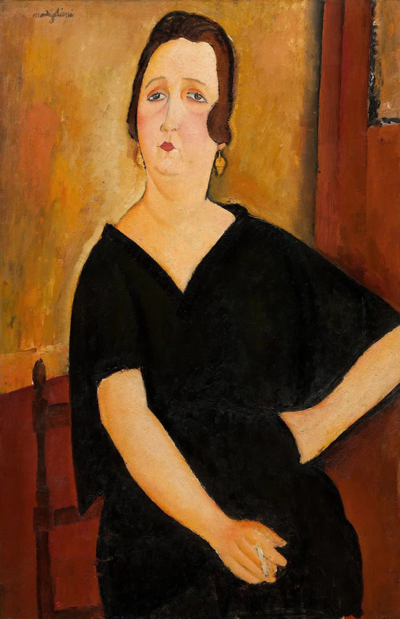 Madame Amédée (Nainen savukkeen kanssa) - Amedeo Modigliani