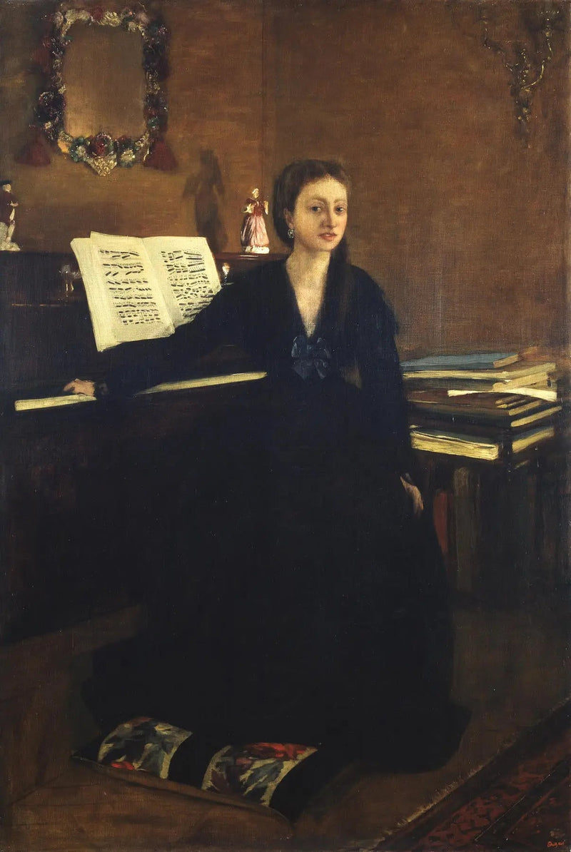Madame Camus pianolla - Edgar Degas