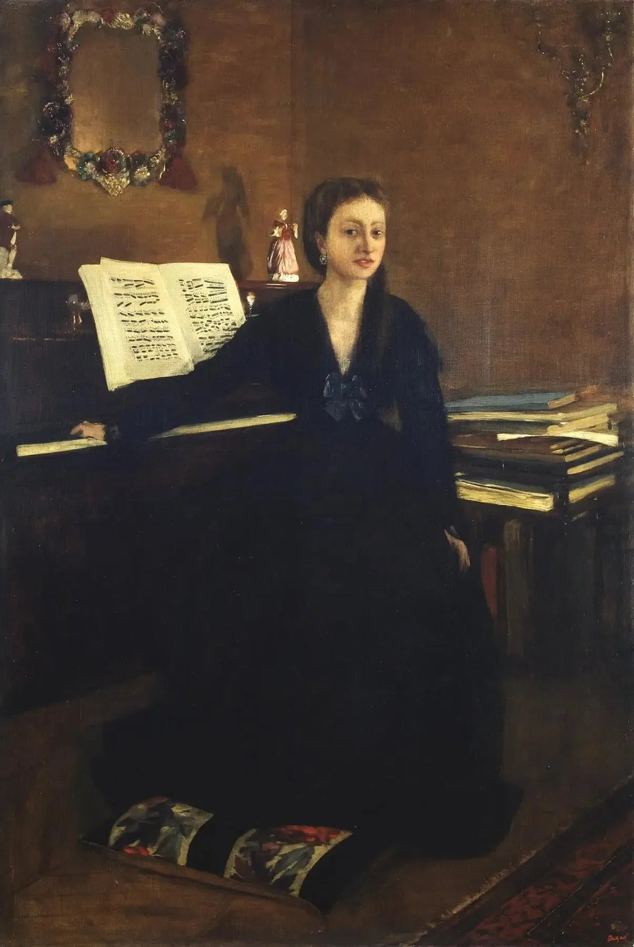 Madame Camus pianolla - Edgar Degas