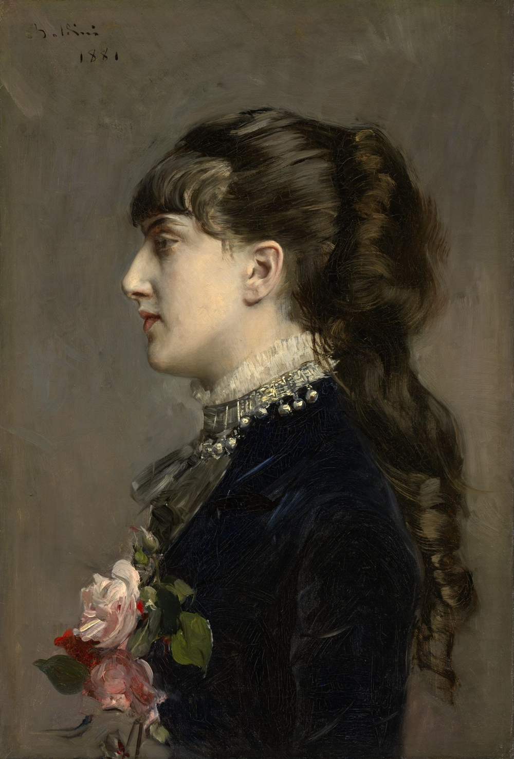Madame Céline Leclanché - Giovanni Boldini - Alpha Reproduction